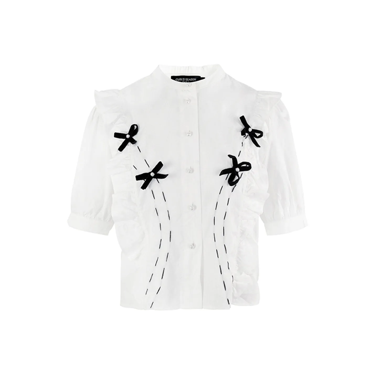 CLOUD SEASON Рубашка Женская Белая