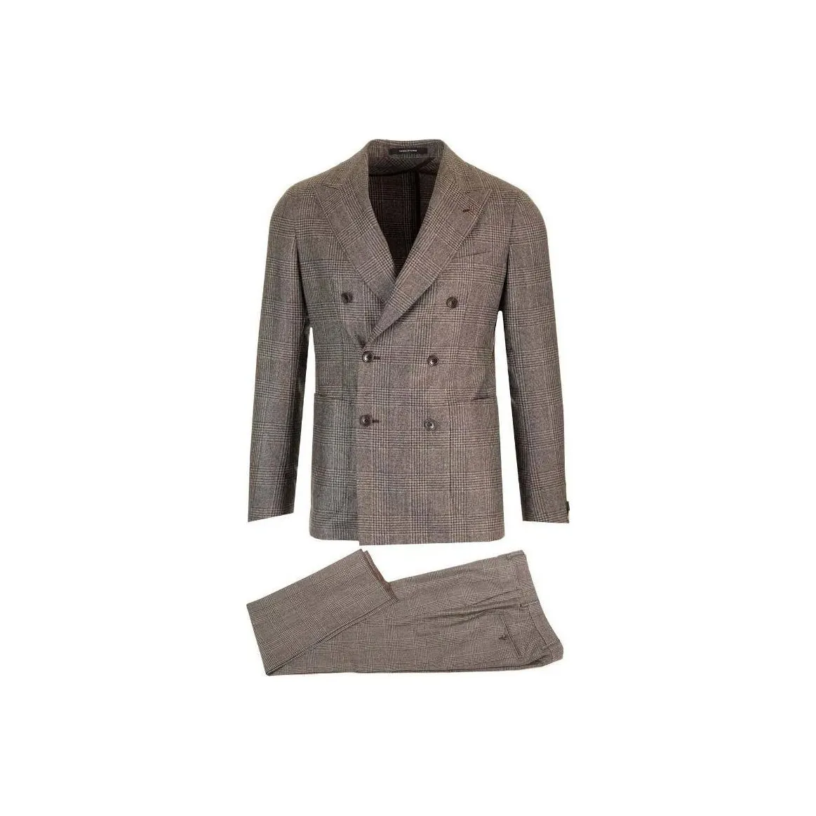 Tagliatore Montecarlo Double Breasted Checked Suit
