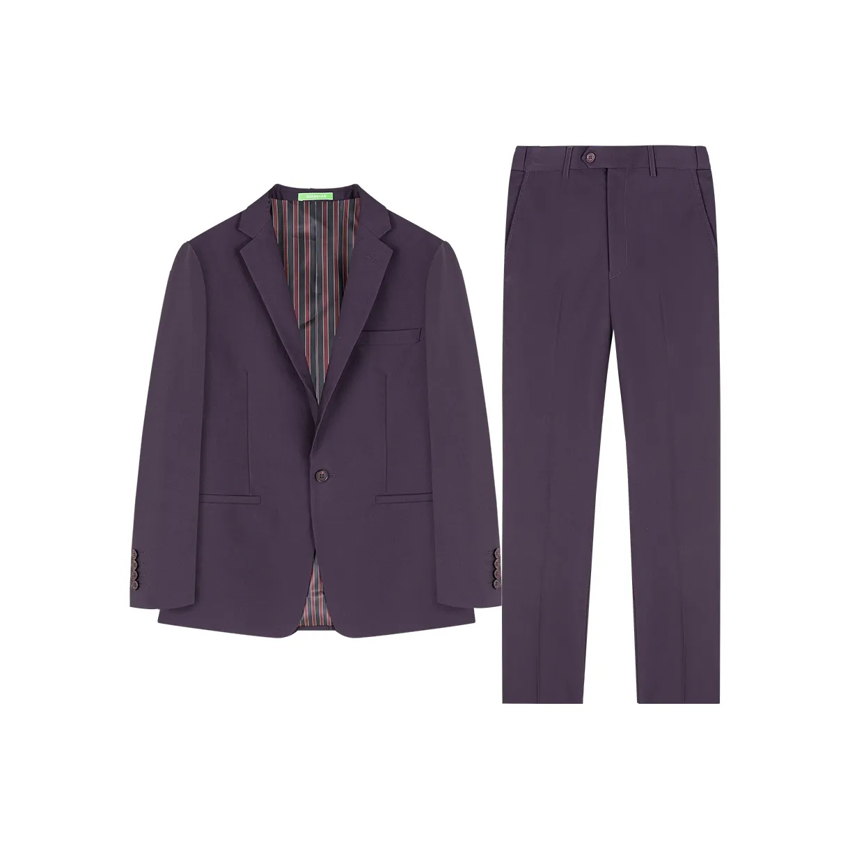 FIRS Бизнес-костюм мужской фиолетовый