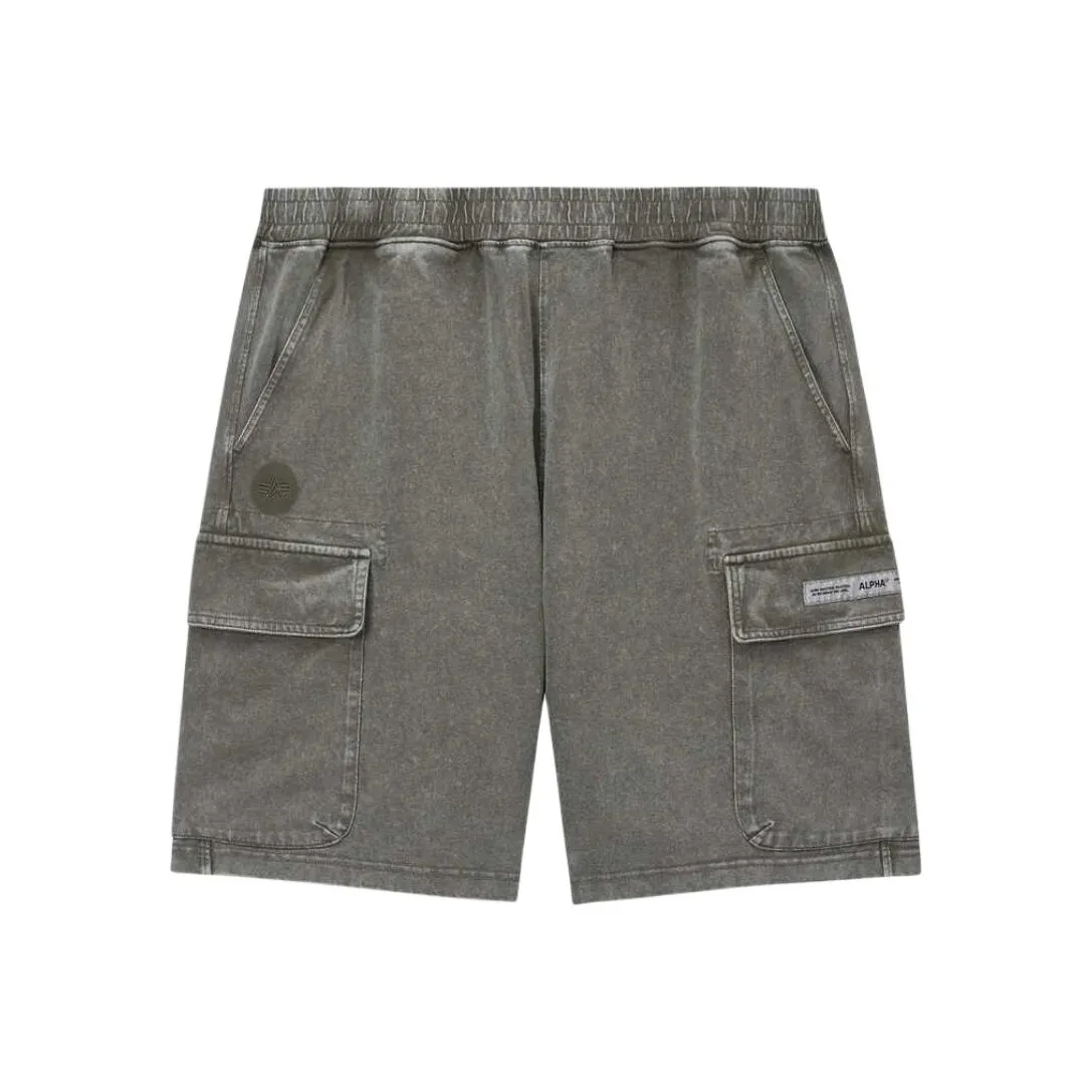 Совместный бренд Alpha Industries SS25 Повседневные шорты Мужские KHD Армейский зеленый