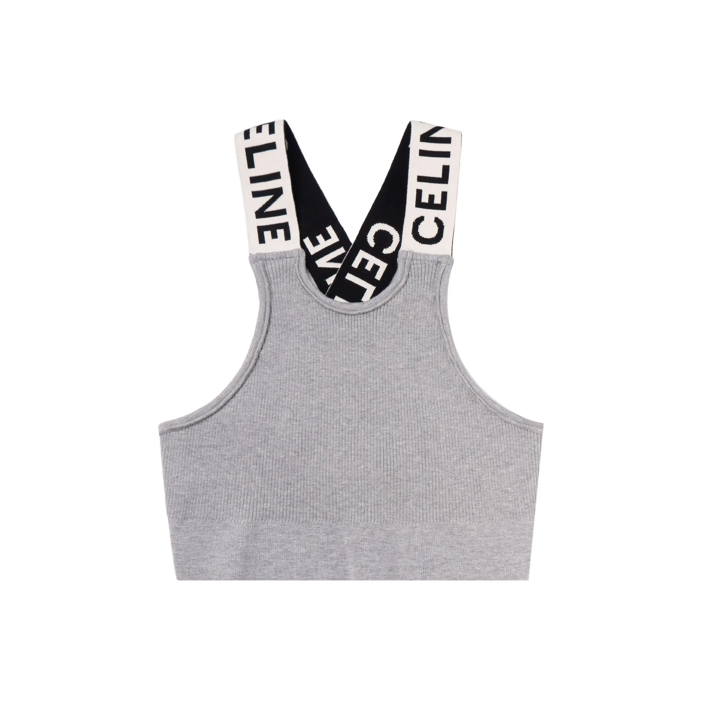 CELINE FW22 Топ на бретелях Женский Серый