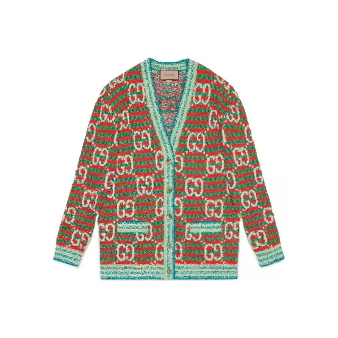 GUCCI Maxi Gg Cotton Cardigan