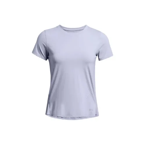 Under Armour Светло-синий Фиолетовый Женские Футболки