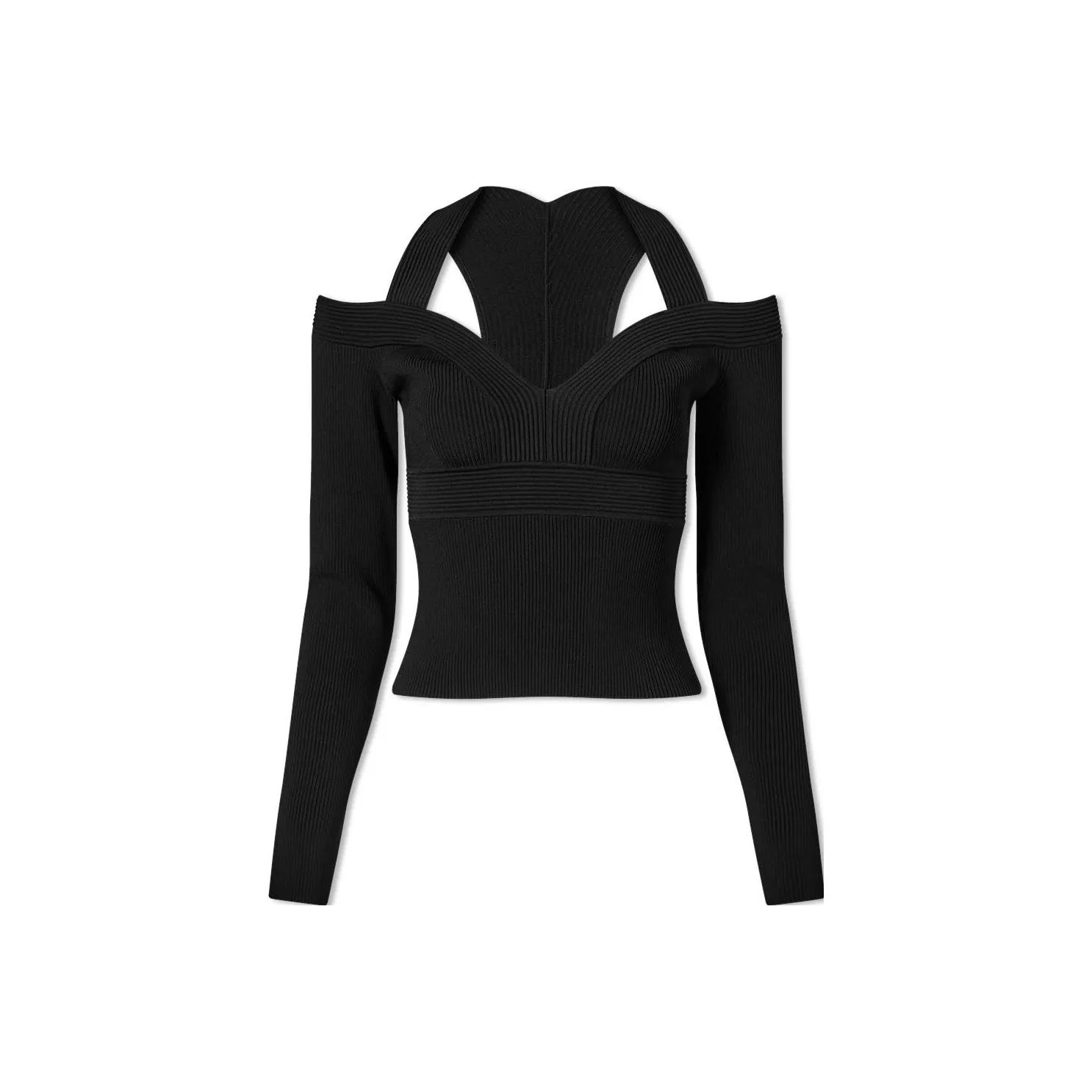 Alexander McQueen Cut Out Detailed Top