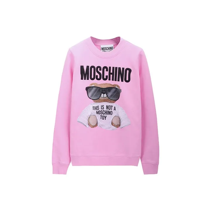 MOSCHINO Толстовка Женская Розовая