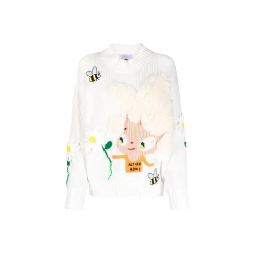 Mira Mikati Экрю Женские Свитеры