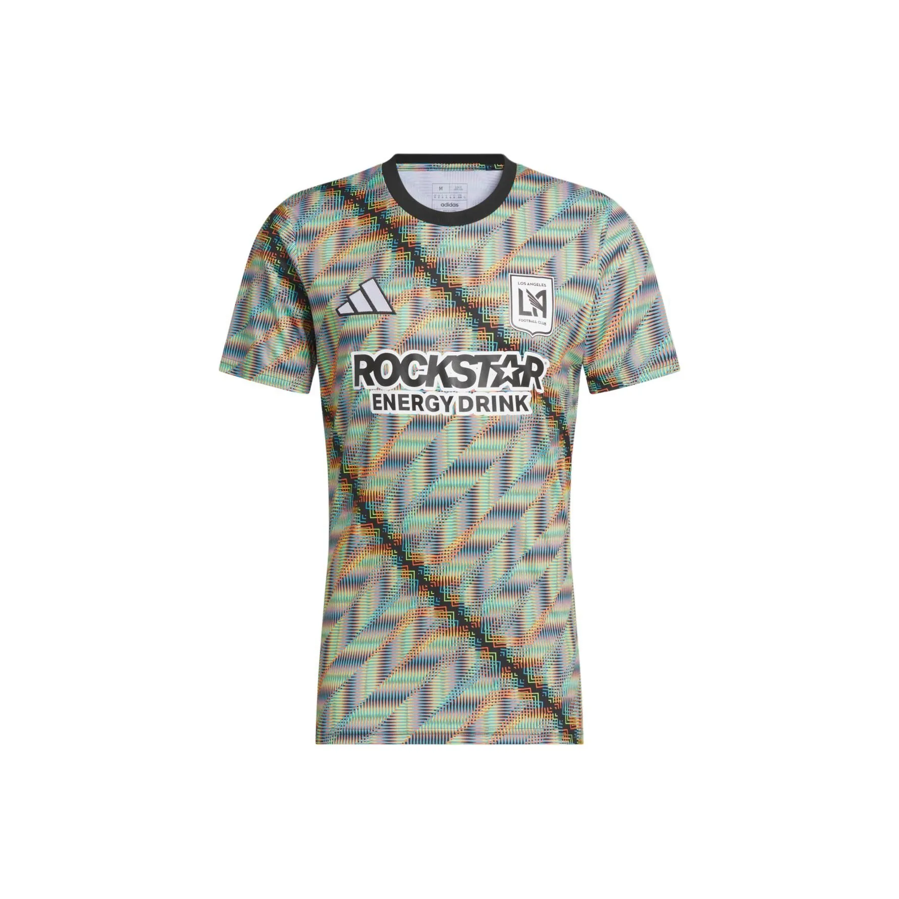 Adidas Los Angeles SS24 Soccer Jerseys Men's Semi-Transparent Lime Gray
