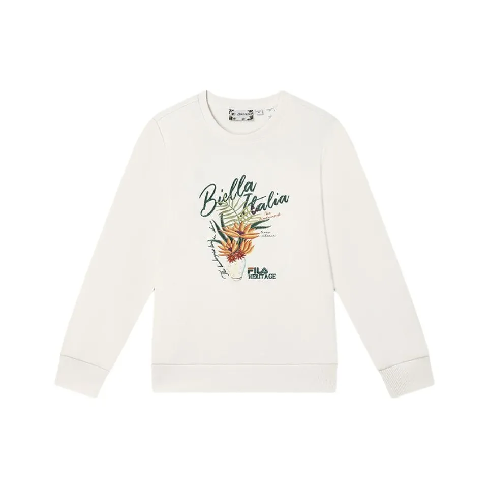 FILA x LUSUO Sweatshirt Women's Oat Beige