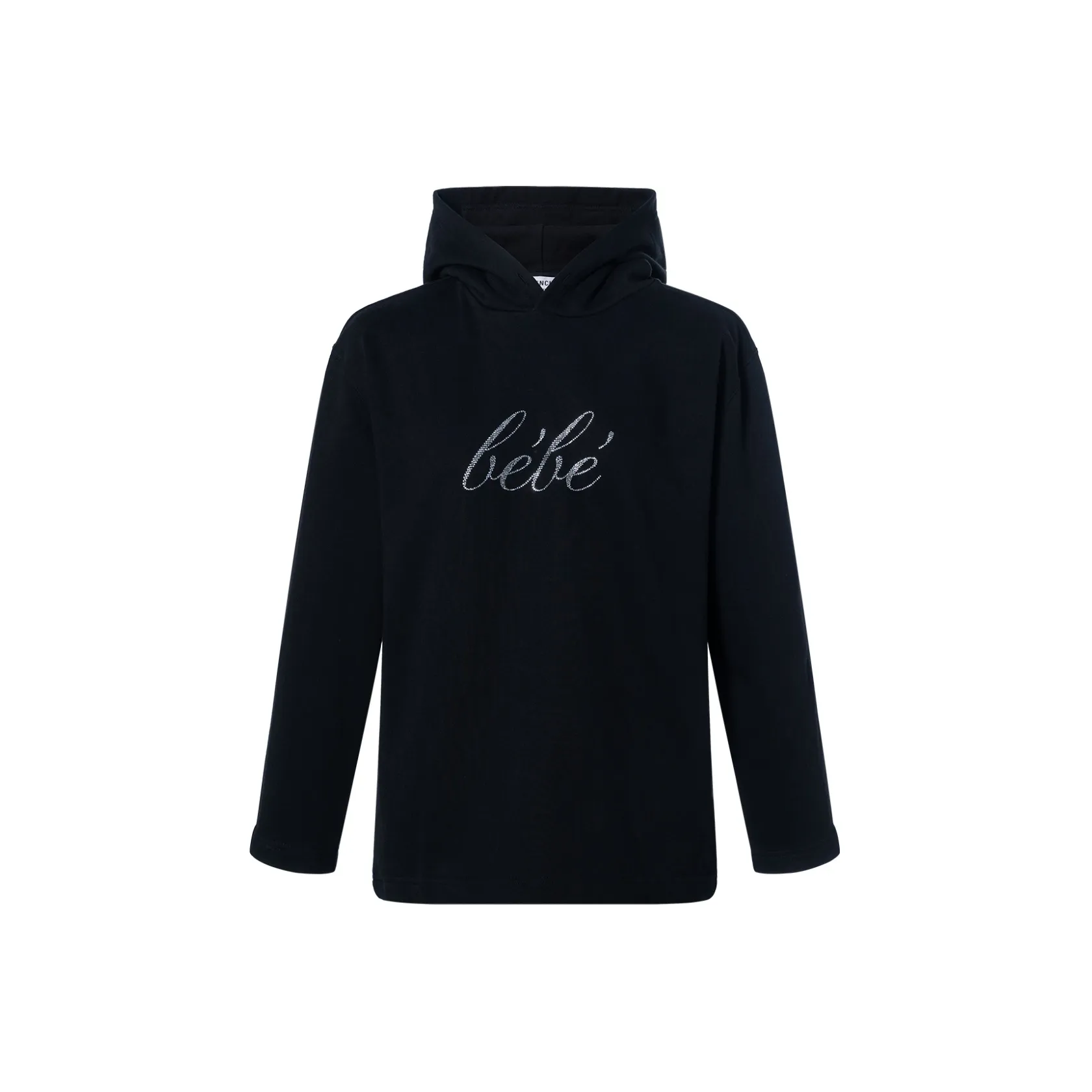 Balenciaga SS22 Свитшот Регулярный крой Женский Черный