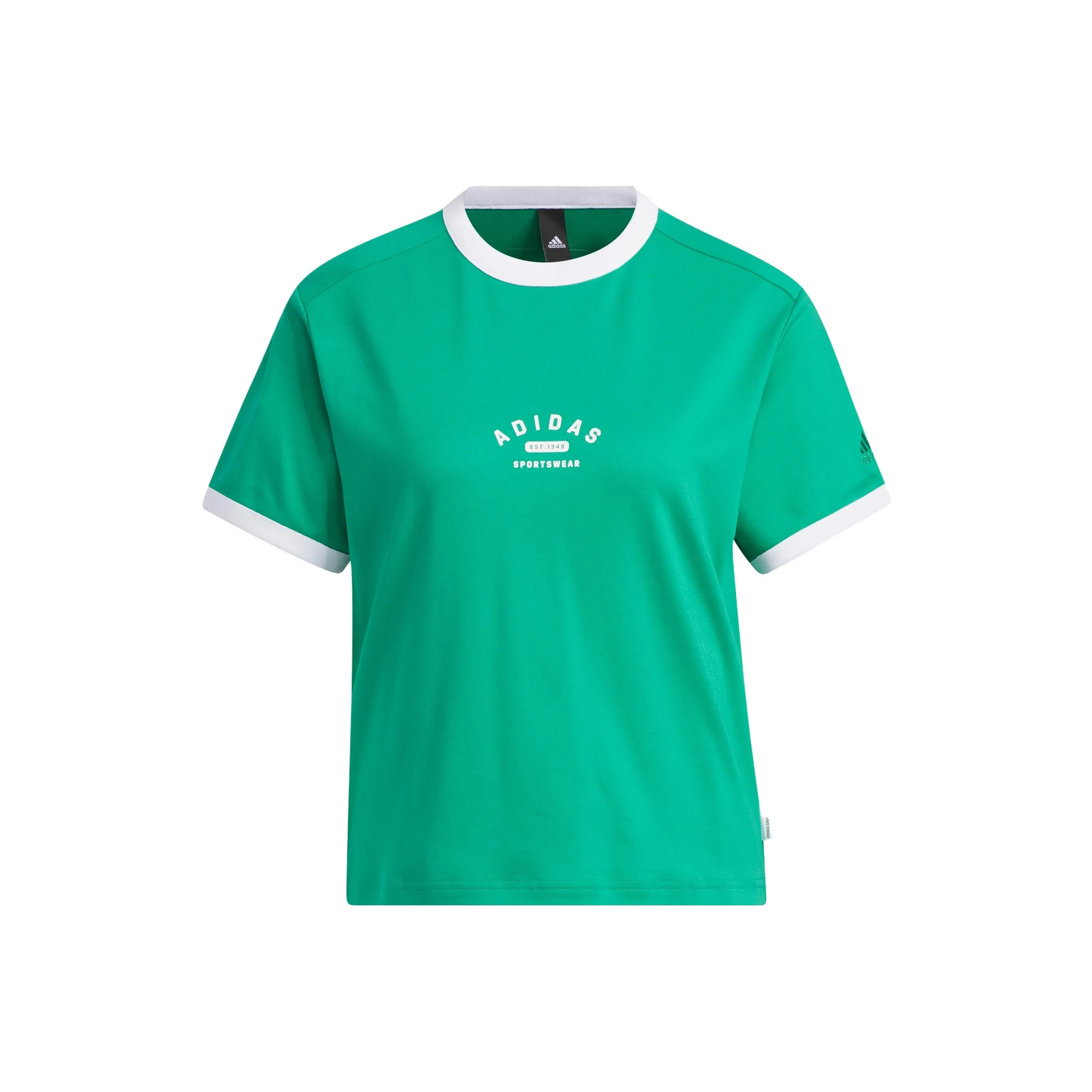 Adidas Рукав с спущенным плечом T-рубашка Женская