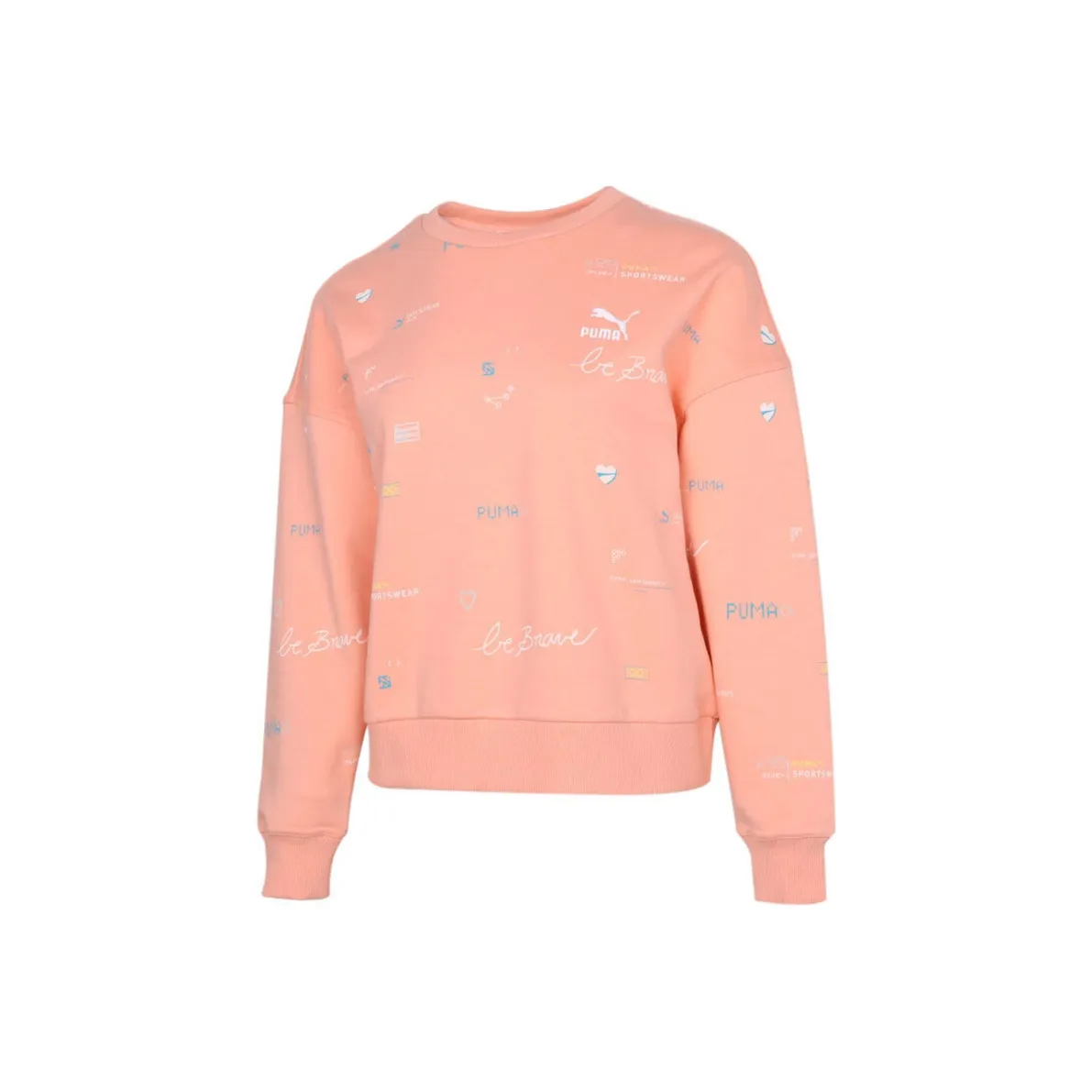 PUMA Коралловый Женские Свитшоты