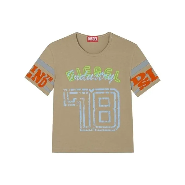 DIESEL Women's T Uncusl T shirt Light Brown
