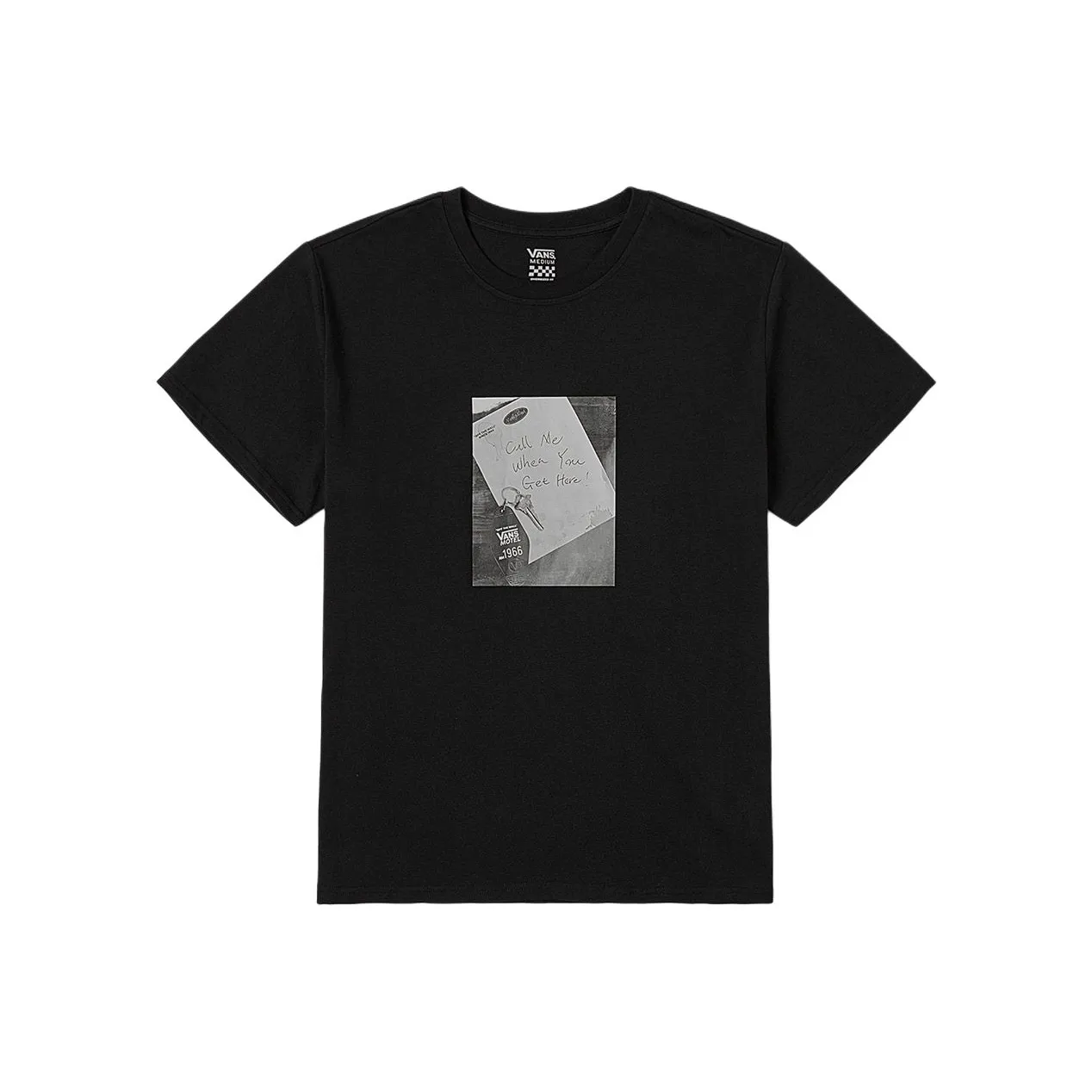 VANS TEE SS SS25 T Рубашка Женская Черная