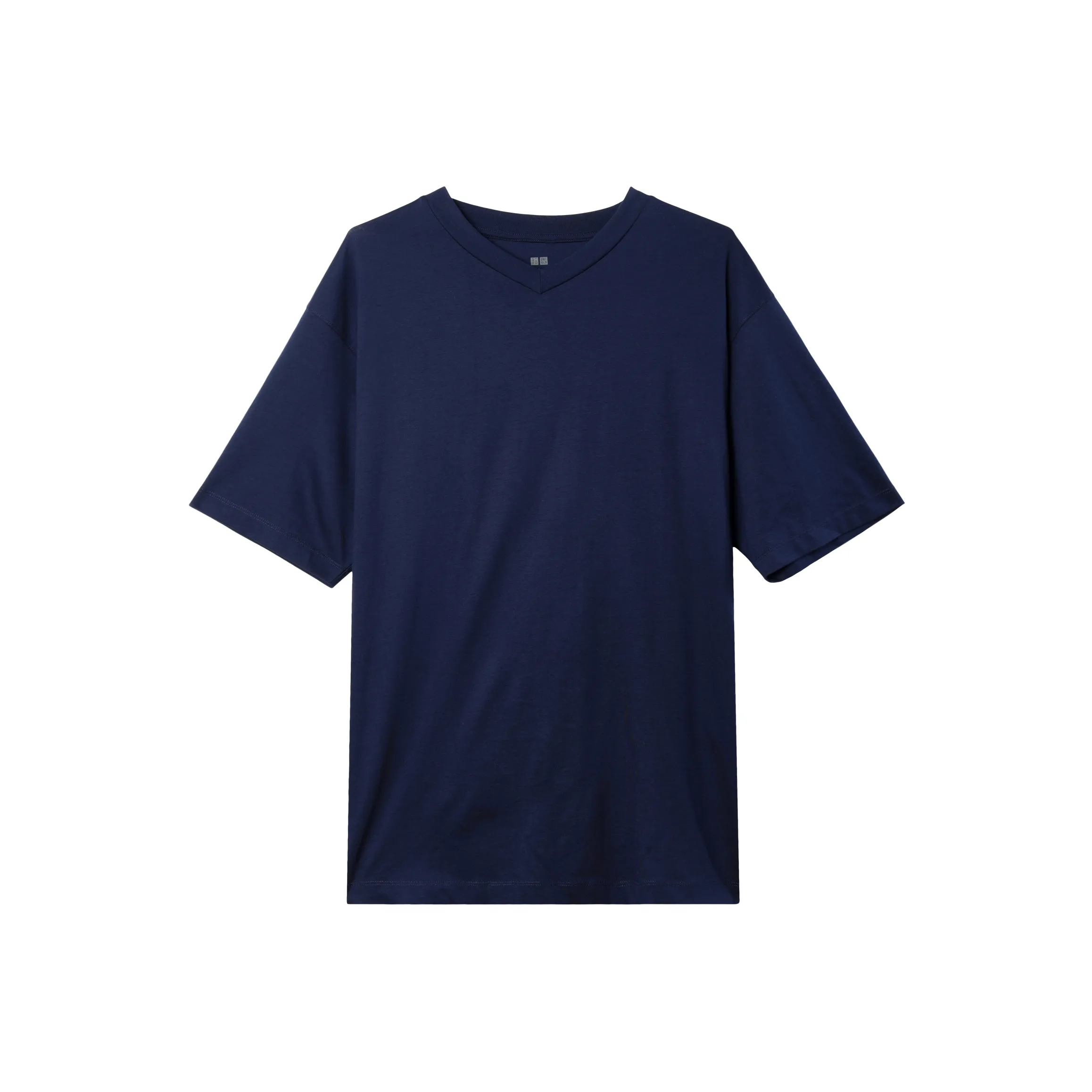 UNIQLO Темно-синяя унисекс футболка