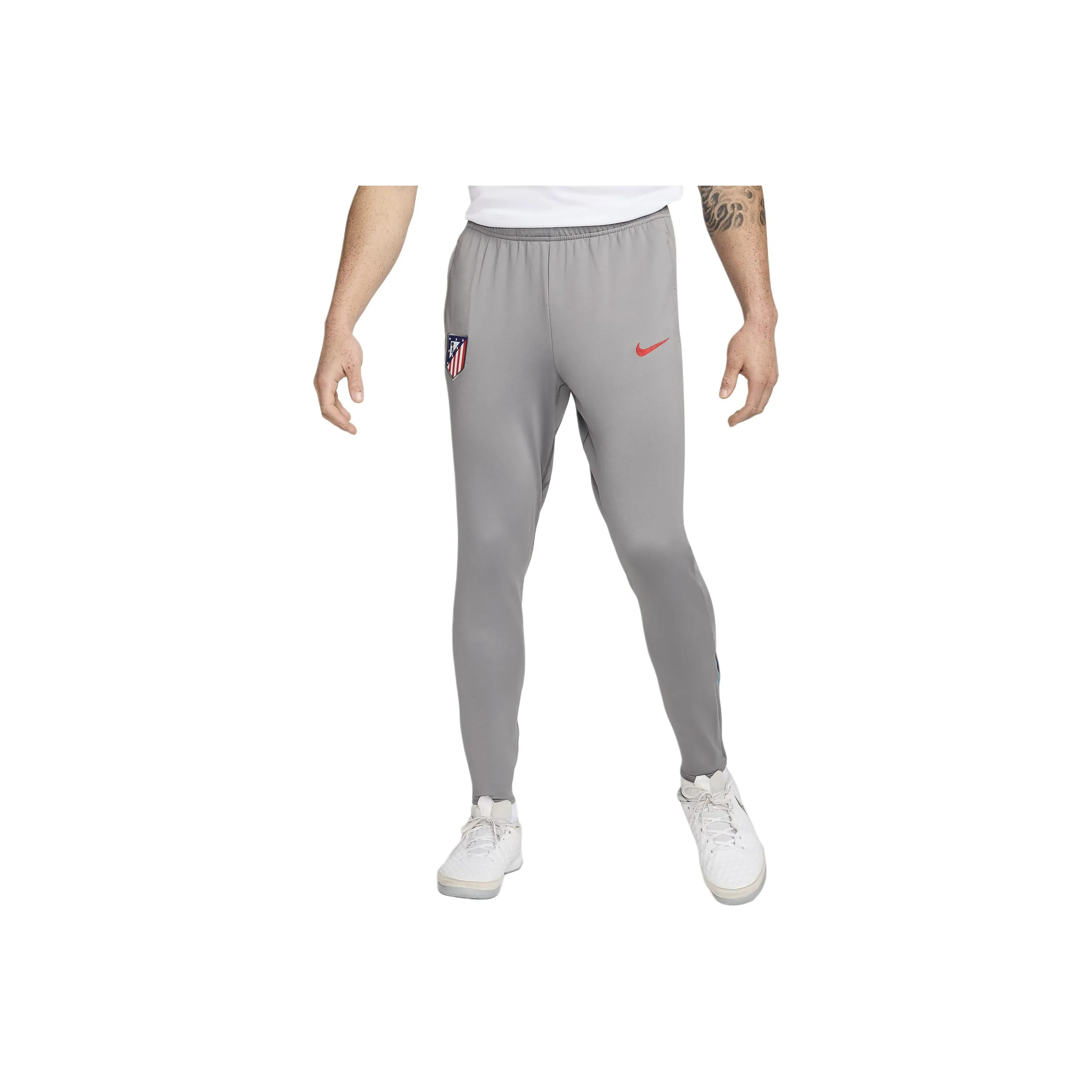 Nike Atletico Madrid Команда Футбол Низ Мужской Простой Pewter Noise Вода Зеленый Светло-красный