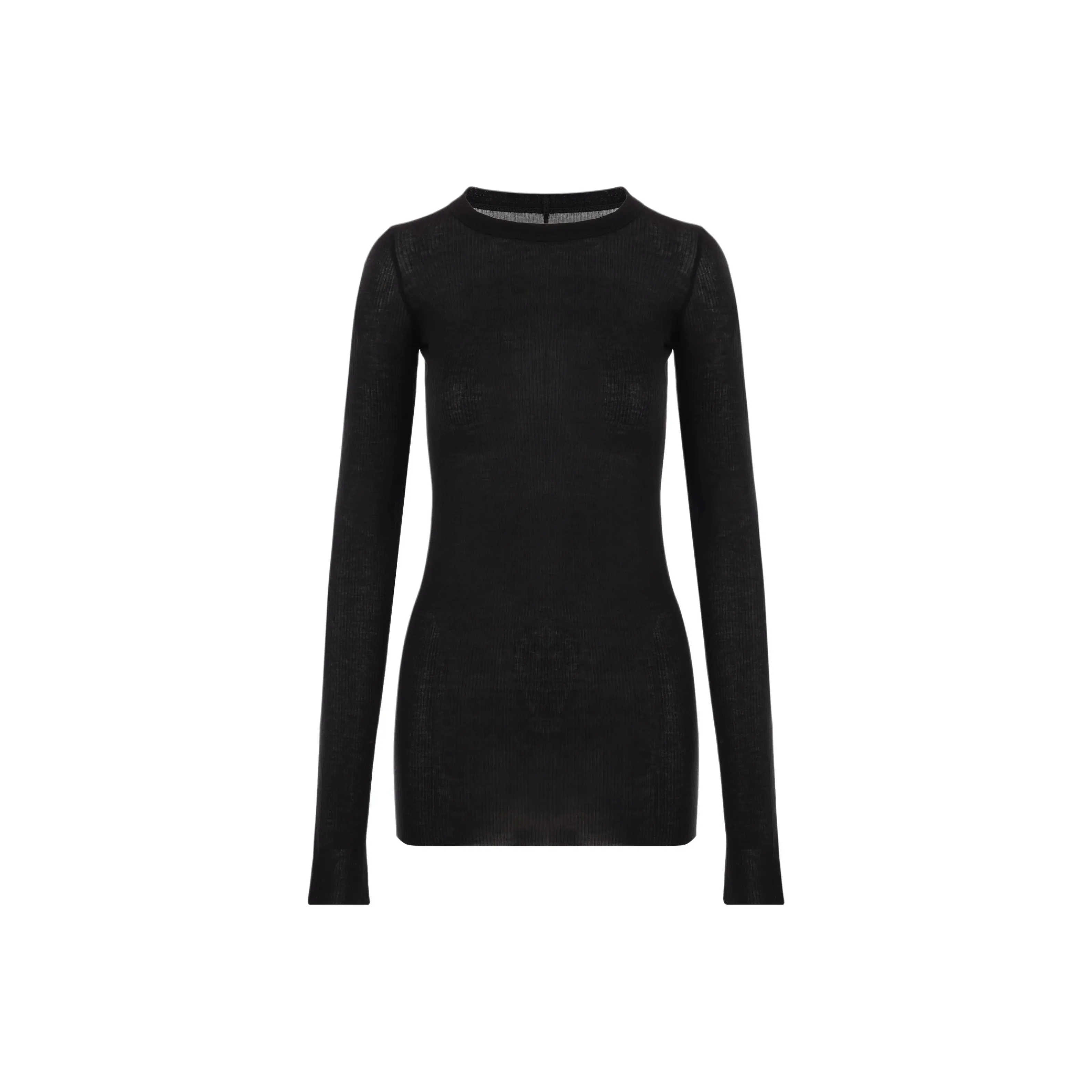 RICK OWENS Semi Sheer Knitted Top
