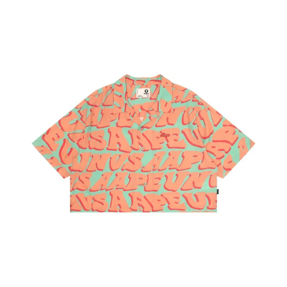 Aape Logo print Button up Shirt