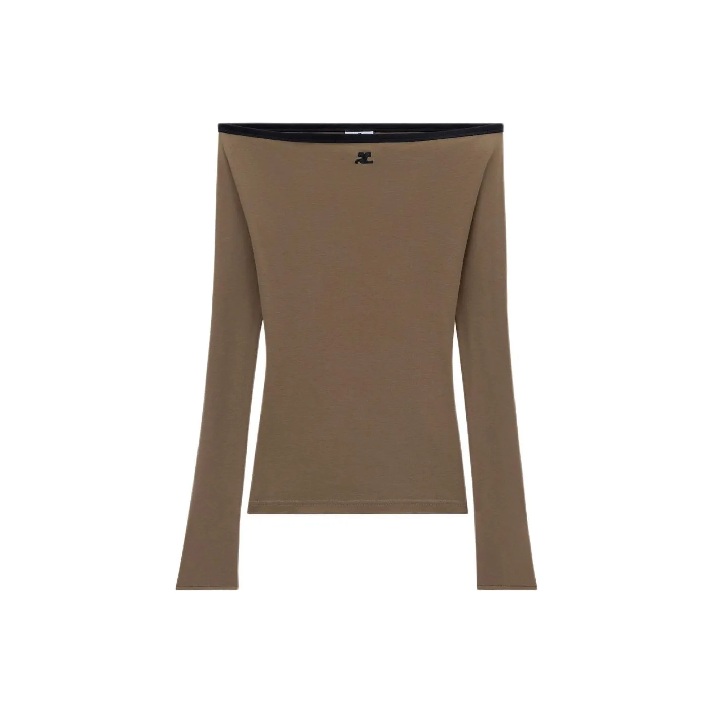 Courrèges Boat neck Cotton Top