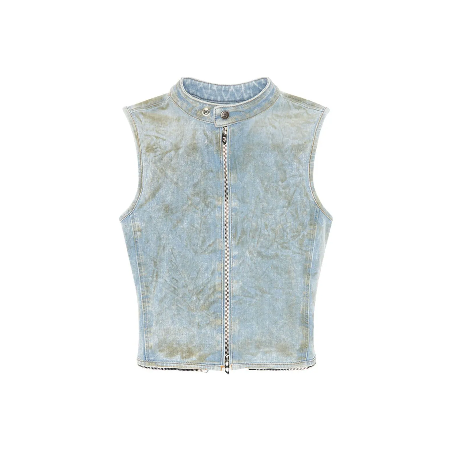 DIESEL SS24 Рубашка Женская Светло-Синяя