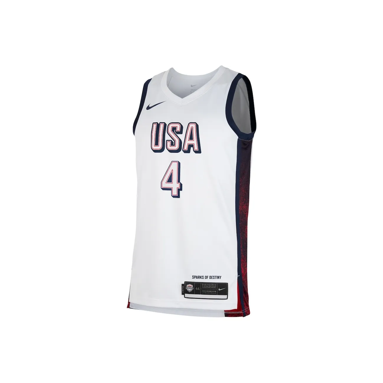 Nike Баскетбольный 2024 Swingman Игровой Джерси Баскетбольный Джерси Унисекс Белый