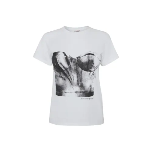 Alexander McQueen Белые Женские Футболки