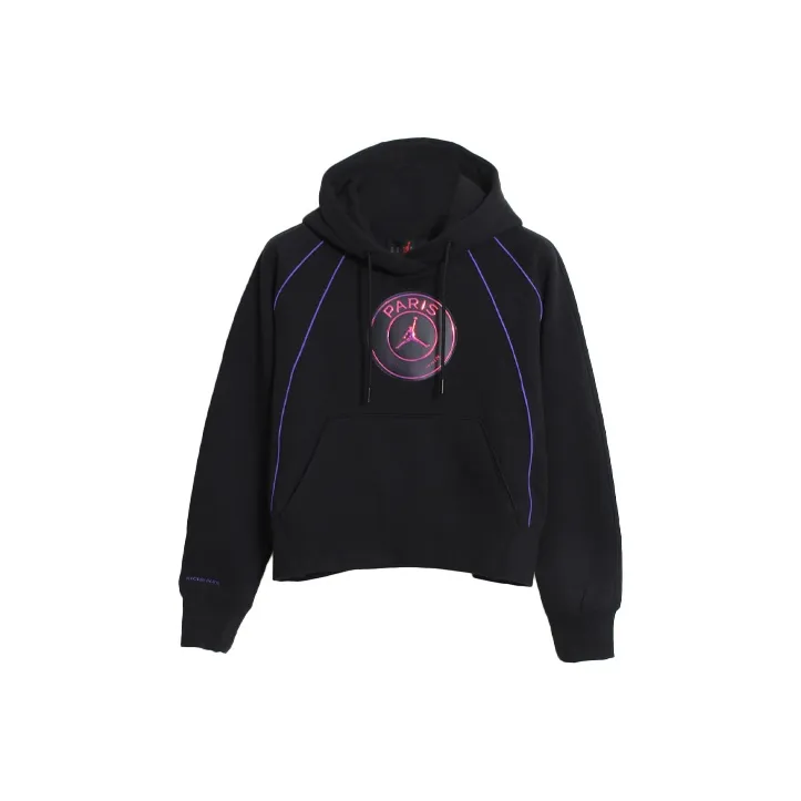 Джордан Свитшот Paris Saint Germain Женский Черный