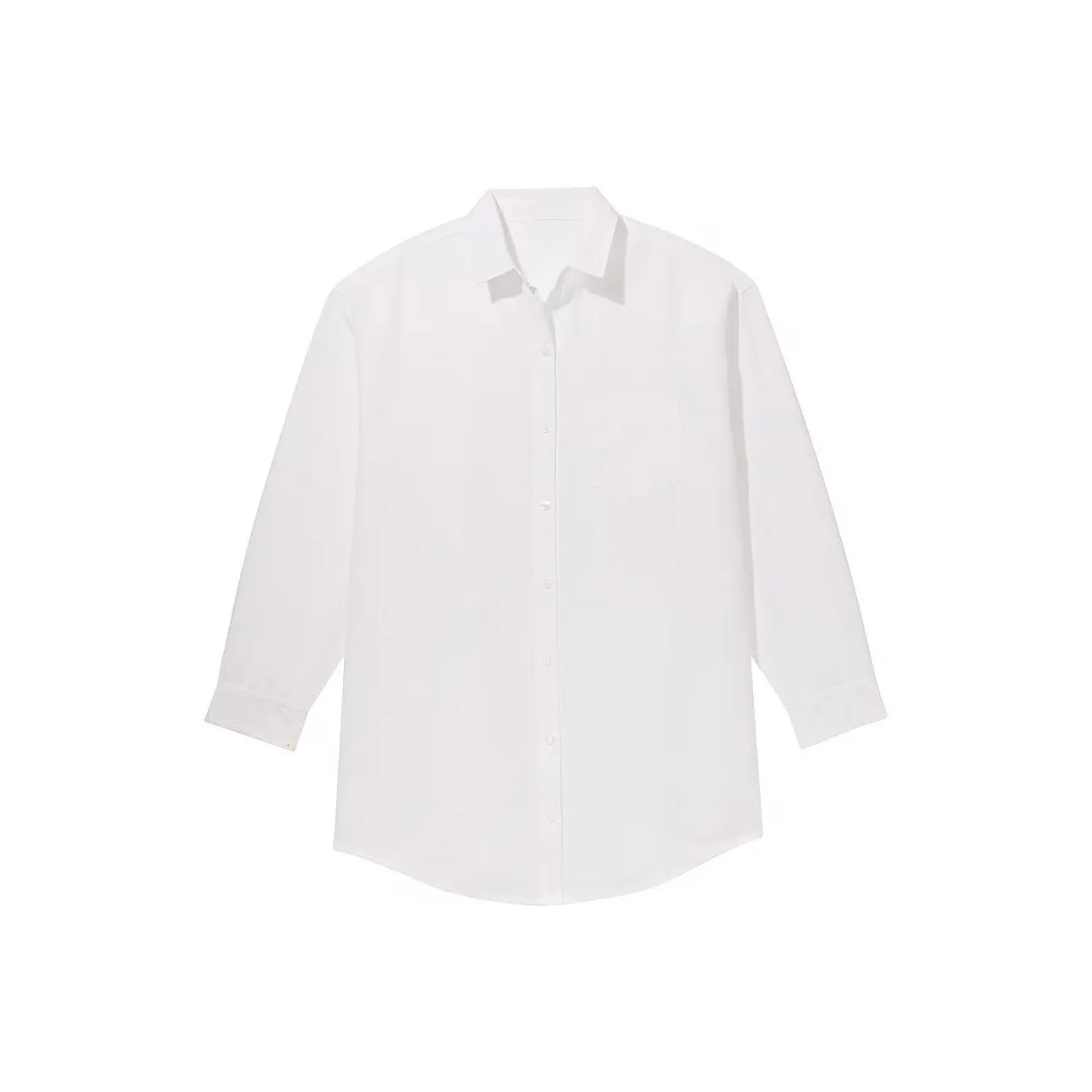 Victoria's Secret Розовый Boyfriend Платье-рубашка Белая Рубашка Женская Белая