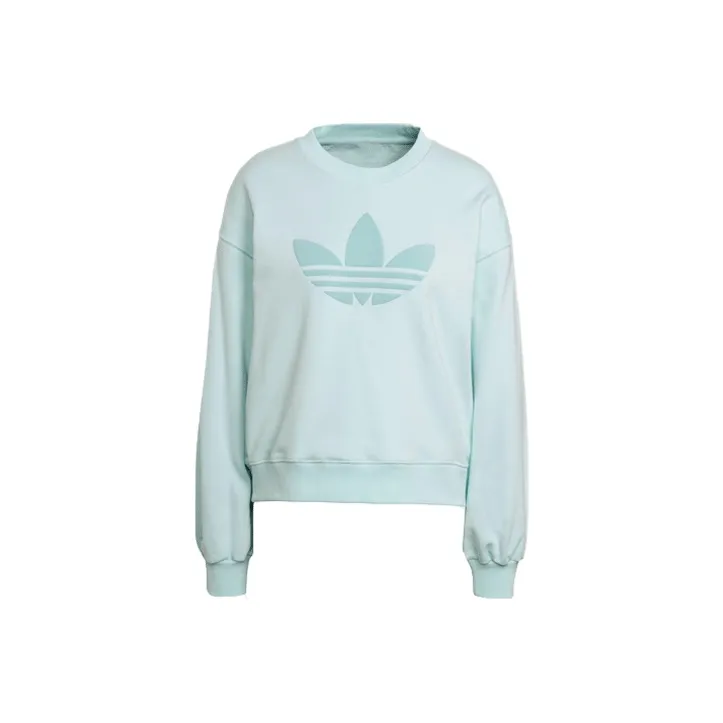 adidas originals Мятно-зеленый Женские Свитшоты