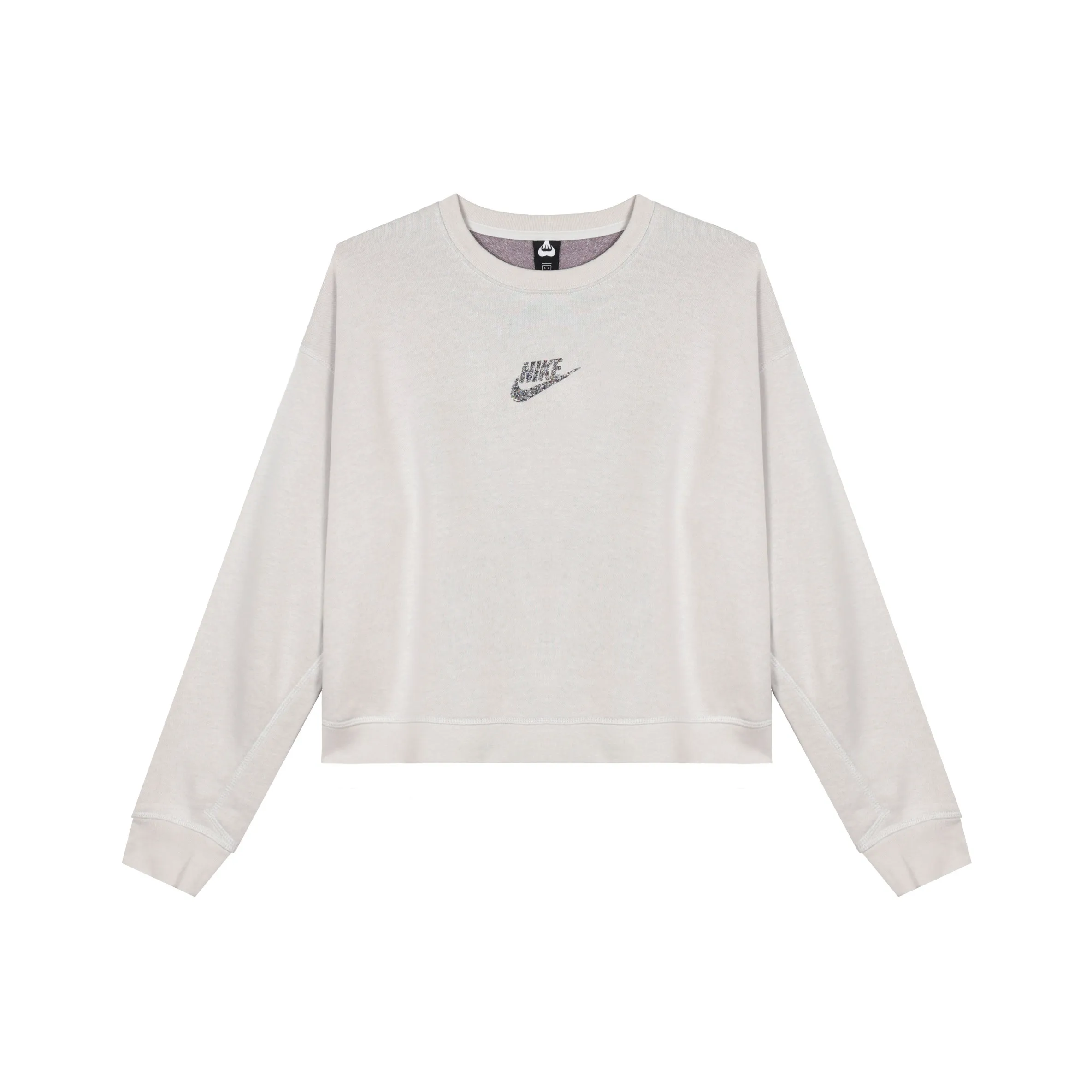 Nike Толстовка Женская Светло-Серебристая Серый