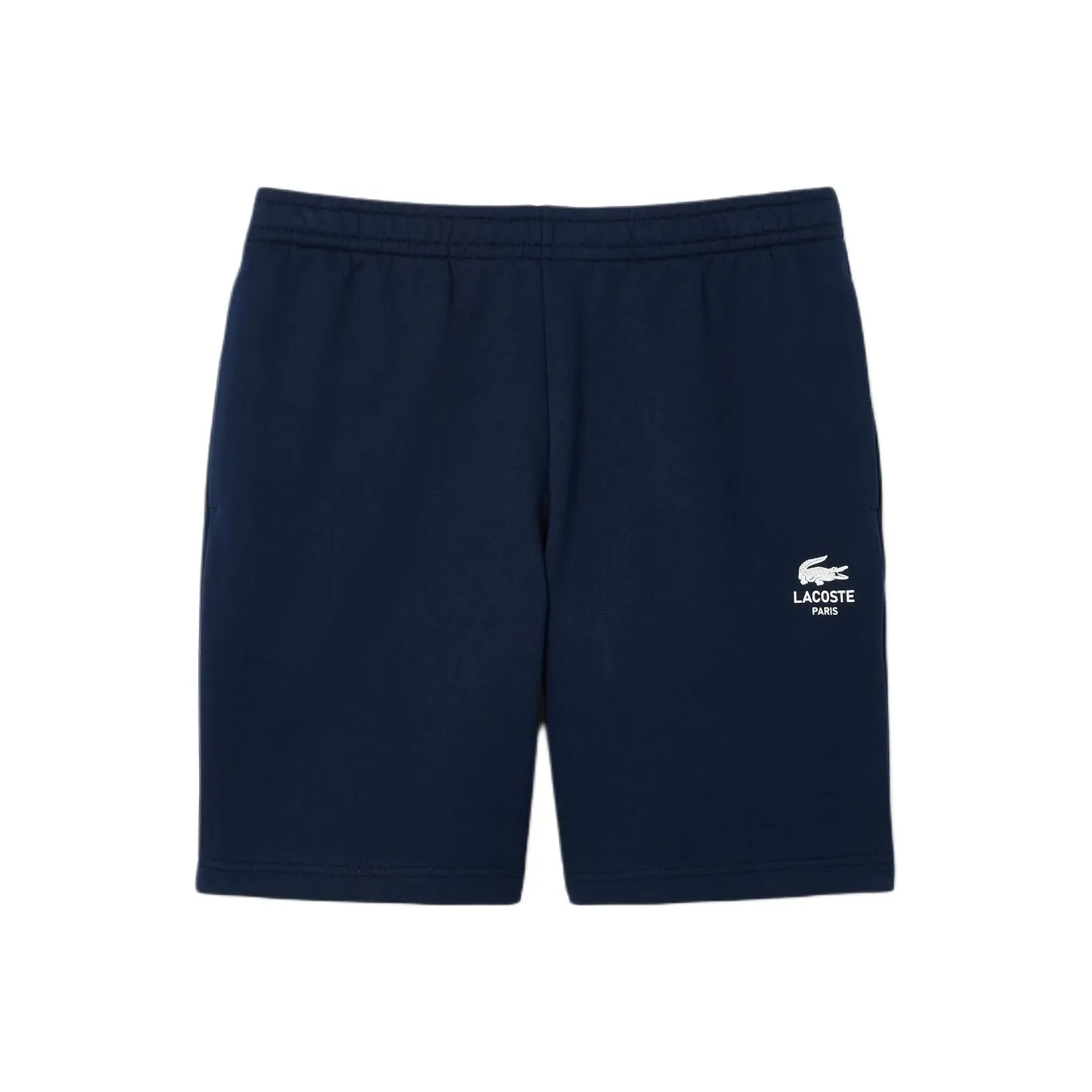 LACOSTE Printed Cotton Fleece Shorts