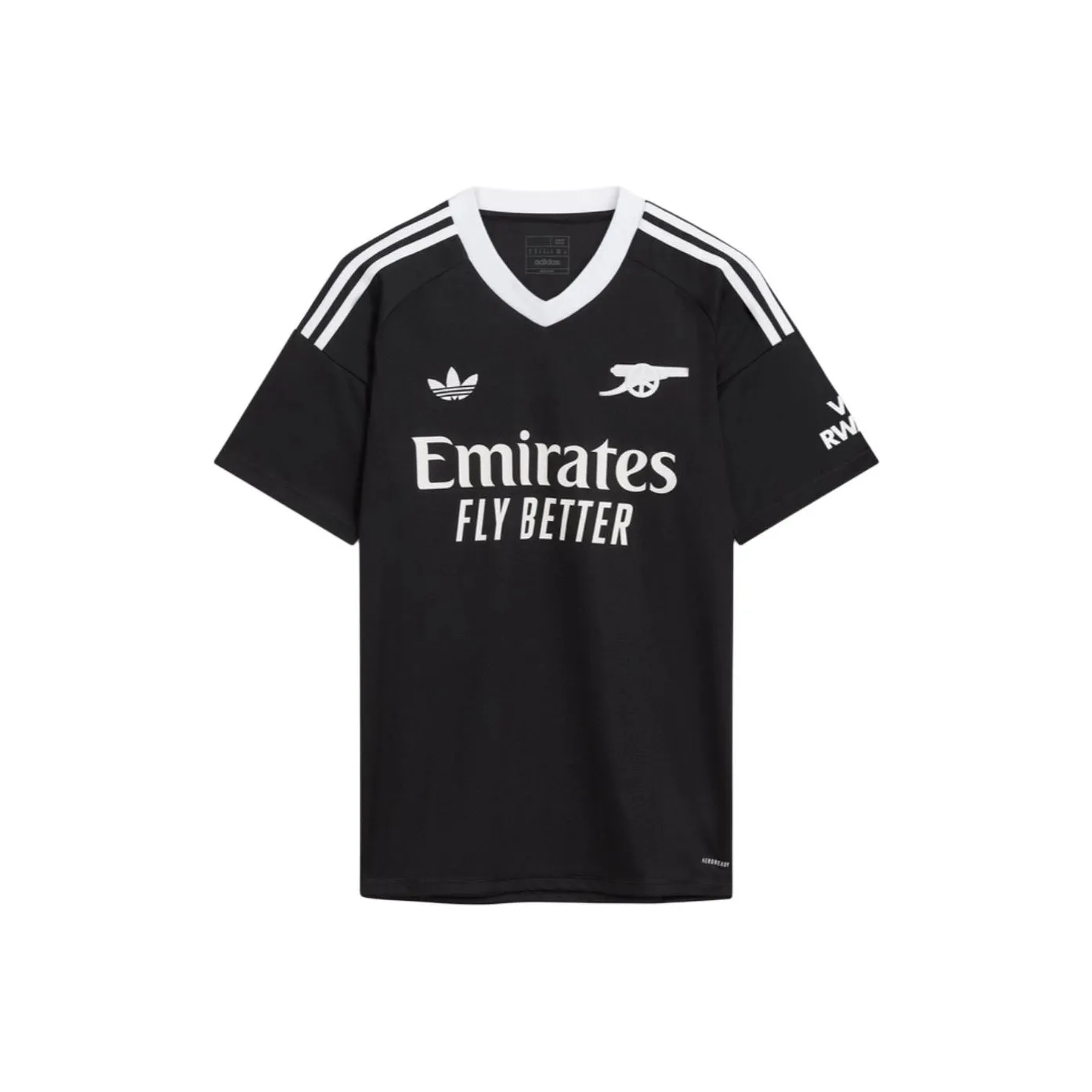 Adidas Originals 24 25 Третья вратарская футболка Футбол Джерси Мужской Черный