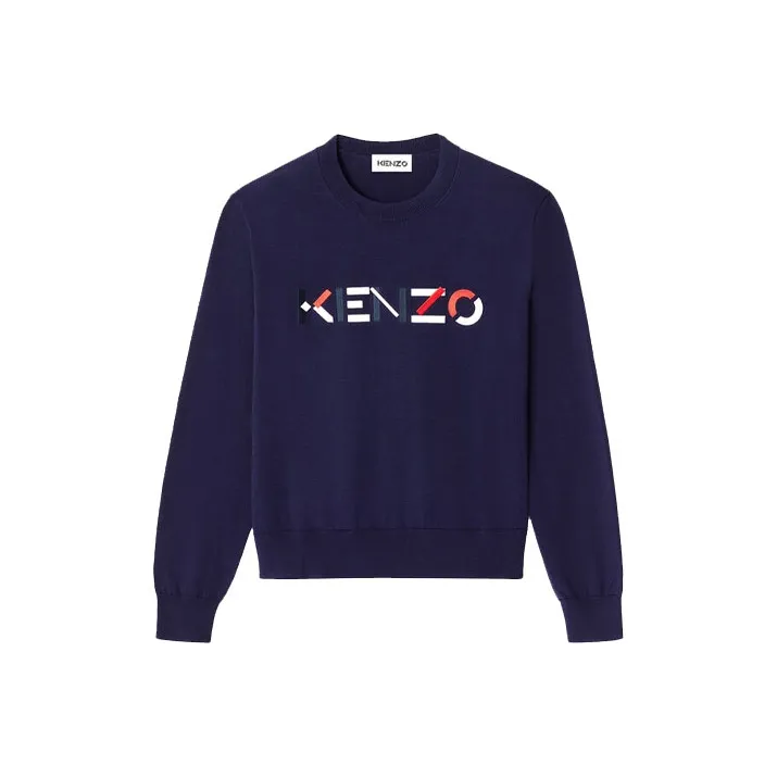 KENZO SS21 Толстовка Женская Синяя