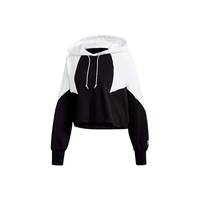 Adidas Originals Толстовка Женская Черный Белый