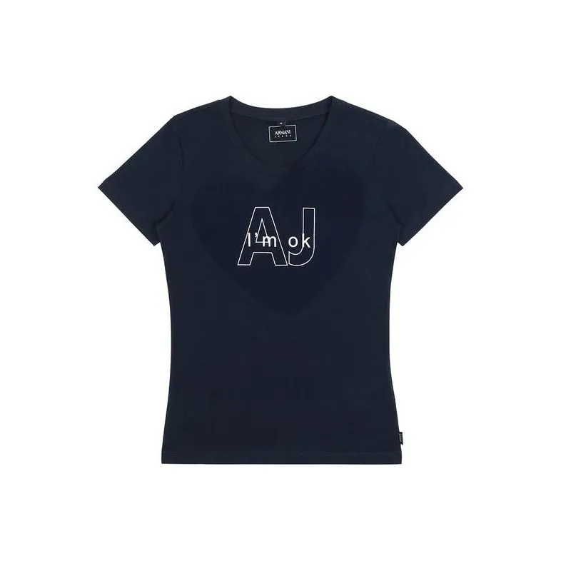 ARMANI JEANS T Shirts Women's Blue