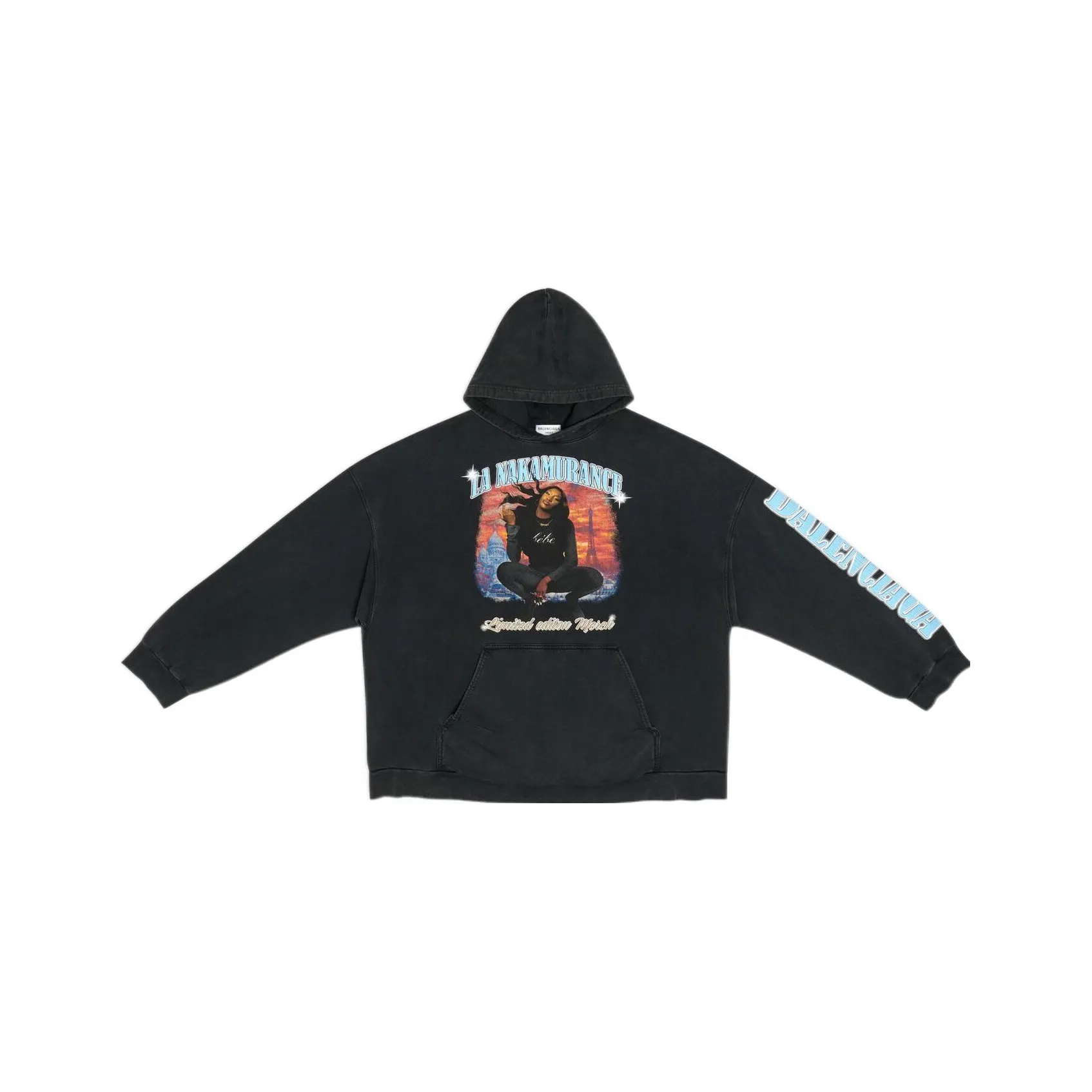 BALENCIAGA Музыкальный Черный Женские Свитшоты