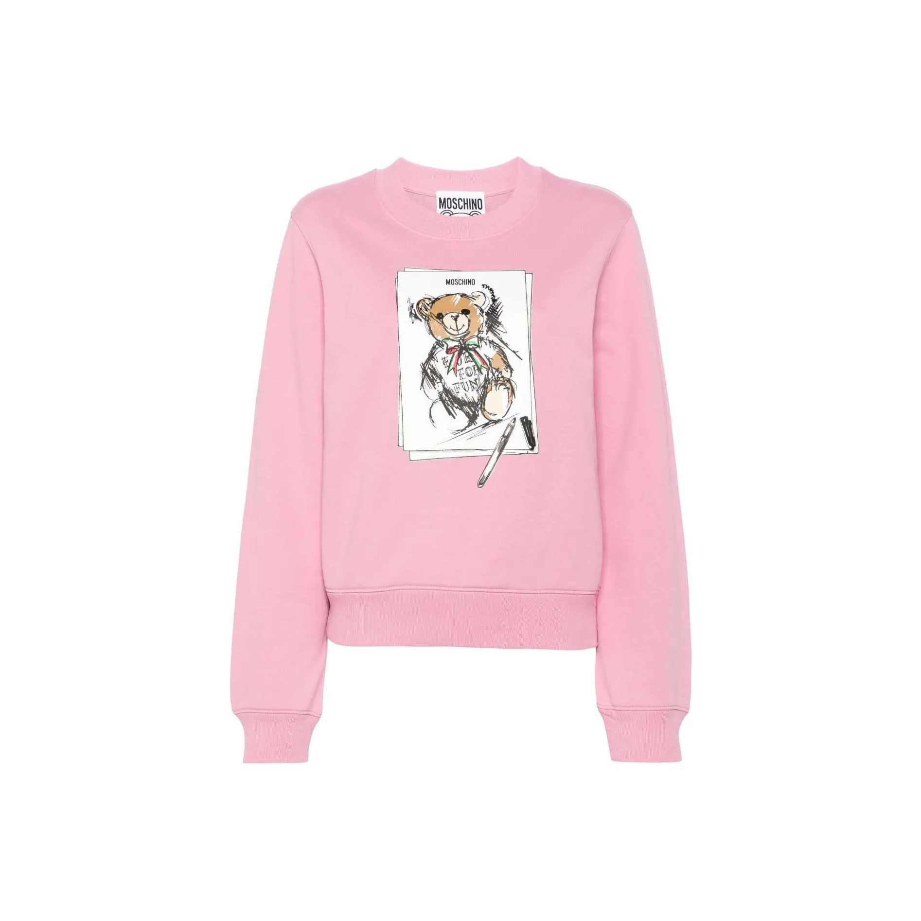 MOSCHINO Свитшот Женский Розовый