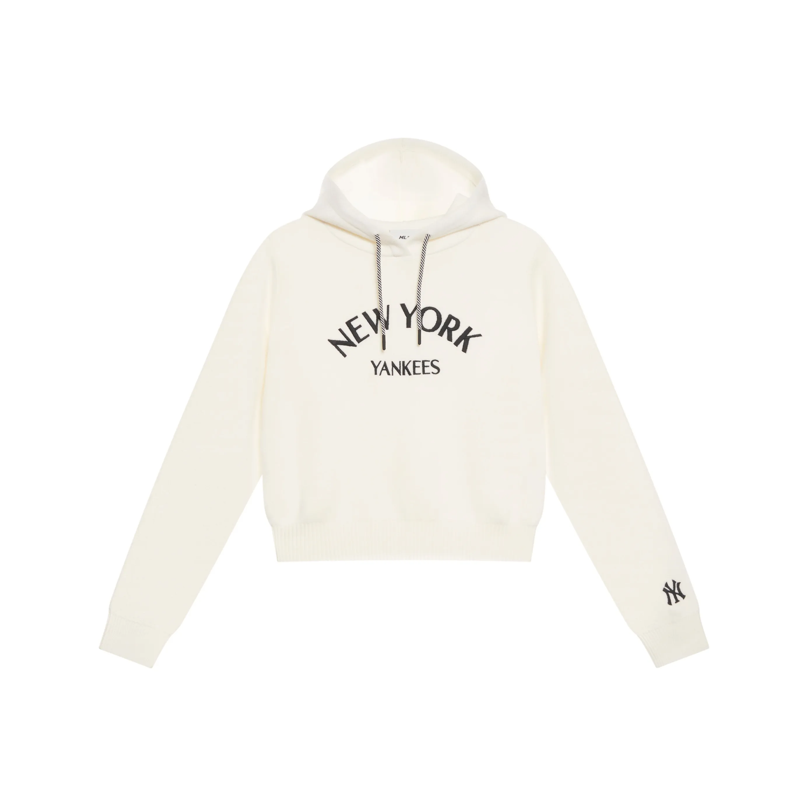 MLB MLB Preppy Style Collection New York Yankees 24FW Knitwear Knitted Fabric Blouse Set Women's Cream