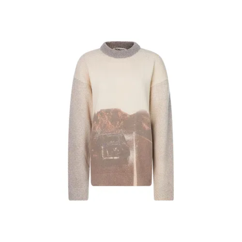 Fiorucci Экрю Женские Свитеры