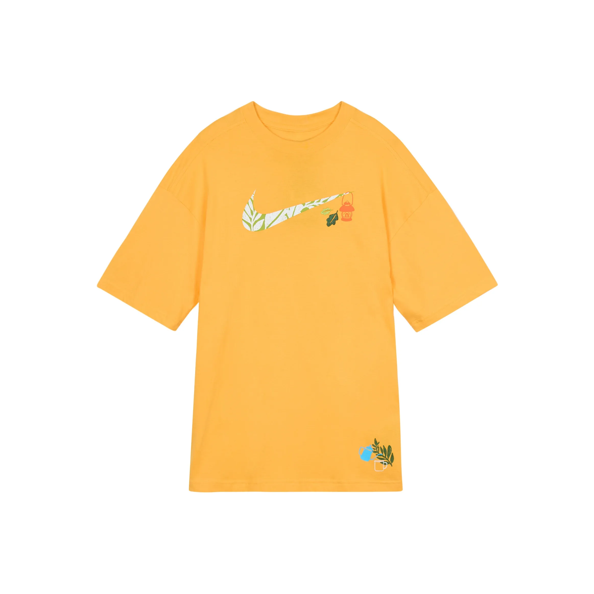 Nike Drop Shoulder Sleeve T Shirt Women's Sundial Yellow