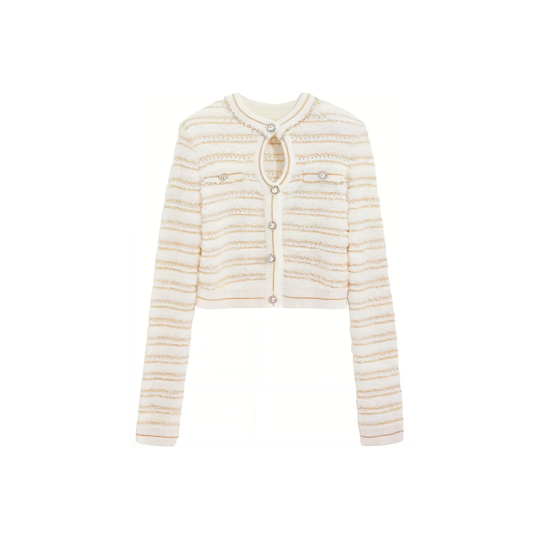 Bebe FW23 Sweater Women's Raw White