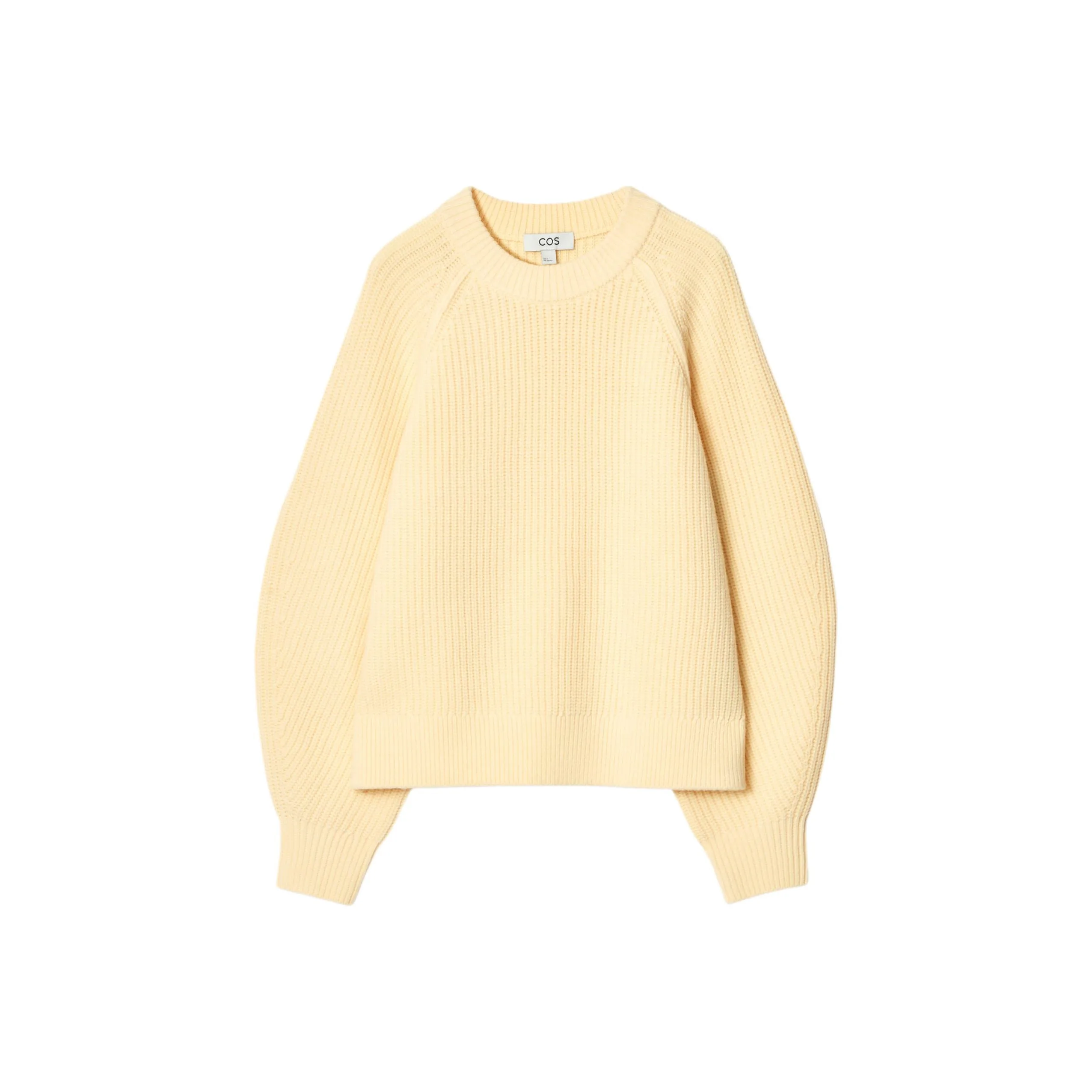 COS Свитер Женский Кремовый Желтый