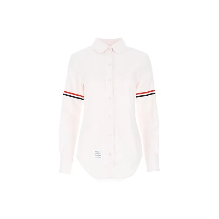THOM BROWNE Long Sleeved Striped Shirt