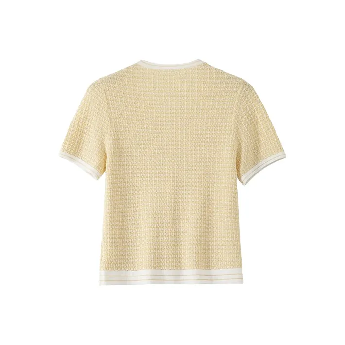 ABBY GODDESS Summer Regular T Shirt Women's Yellow