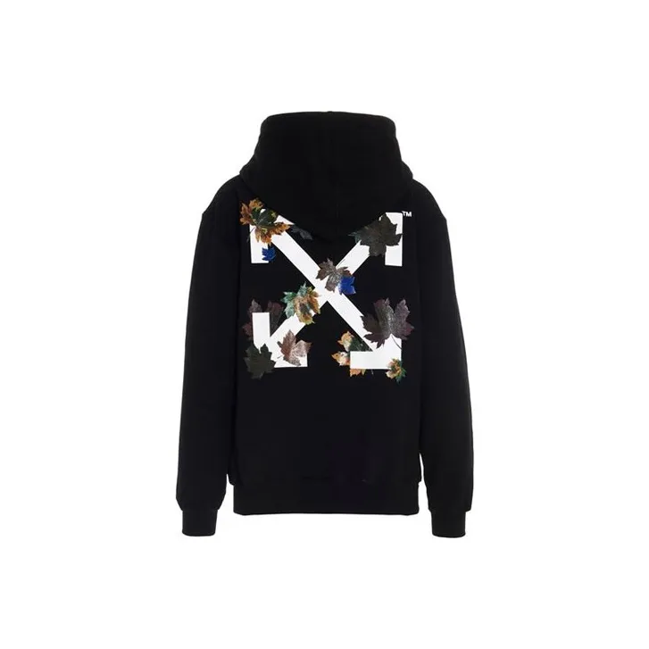 OFF WHITE Leaves Arrows Sweatshirt Black