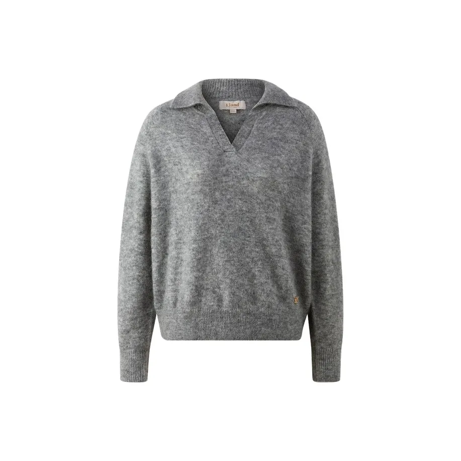 E.land Свитер Женский Средний Серый