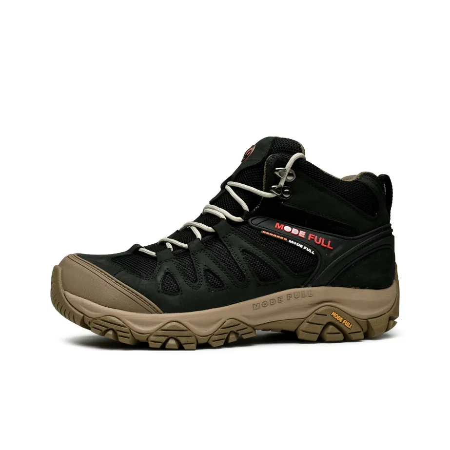 MODE FULL Slip Resistant, Abrasion Resistant, Waterproof High Top Hiking Shoes Women's