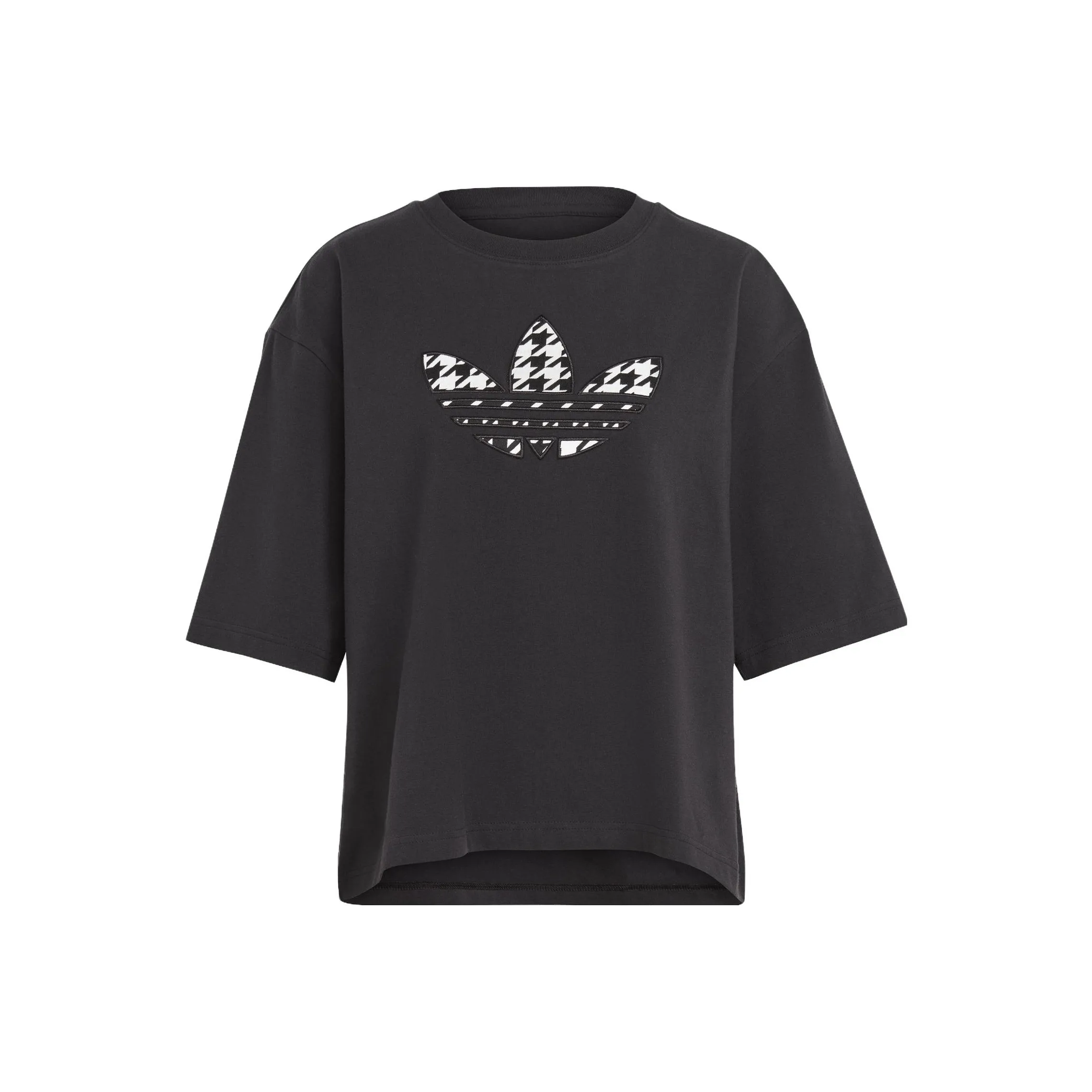 Adidas Originals Drop Shoulder Sleeve T Shirt Women's Black