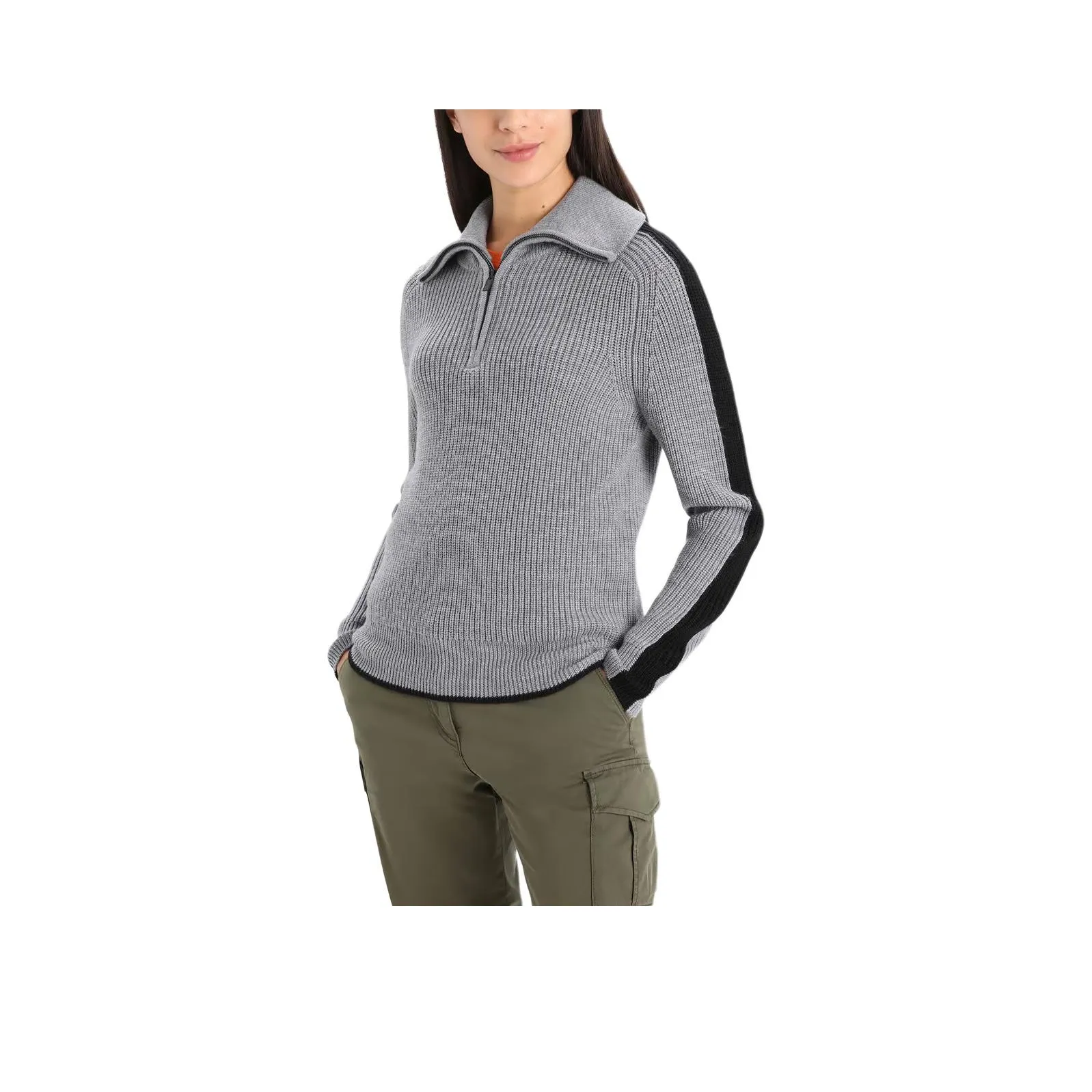 Лодж Icebreaker Merino Свитер Женские Песчаник Heather