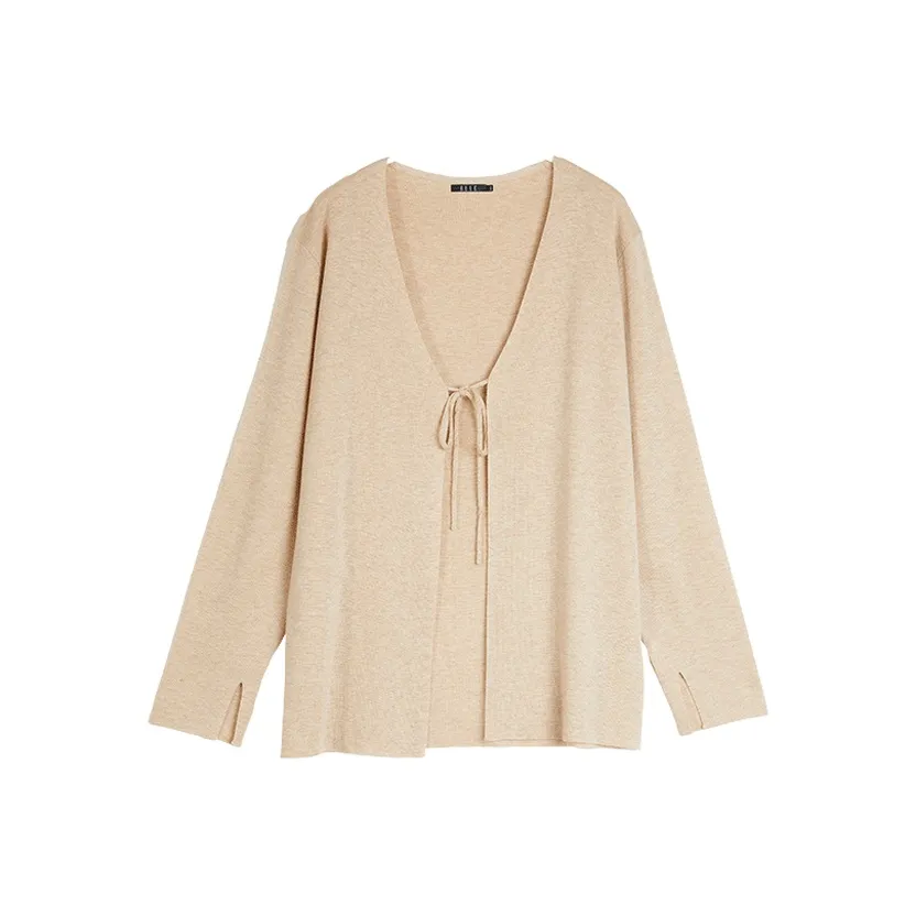 ELLE XU ZHI Collaboration Sweaters Women's Light Yellow