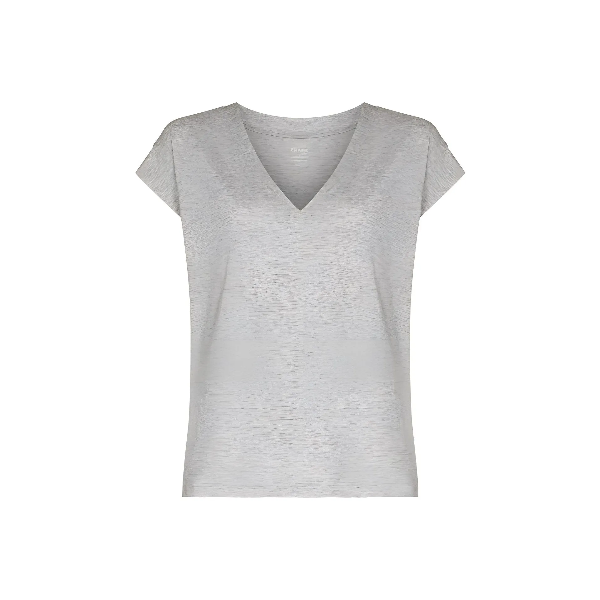 FRAME V Neck Cap Sleeved Top